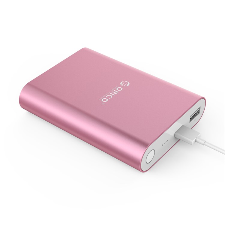 ORICO Q1 10400mAh 2A QC2.0 Quick Charge Power Bank for iPhone Samsung - Pink-3