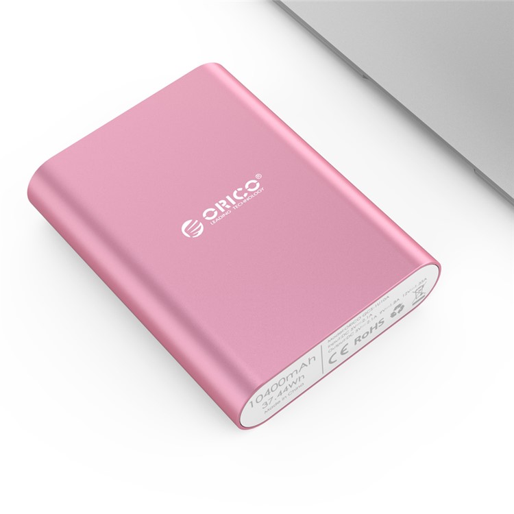 ORICO Q1 10400mAh 2A QC2.0 Quick Charge Power Bank for iPhone Samsung - Pink-5