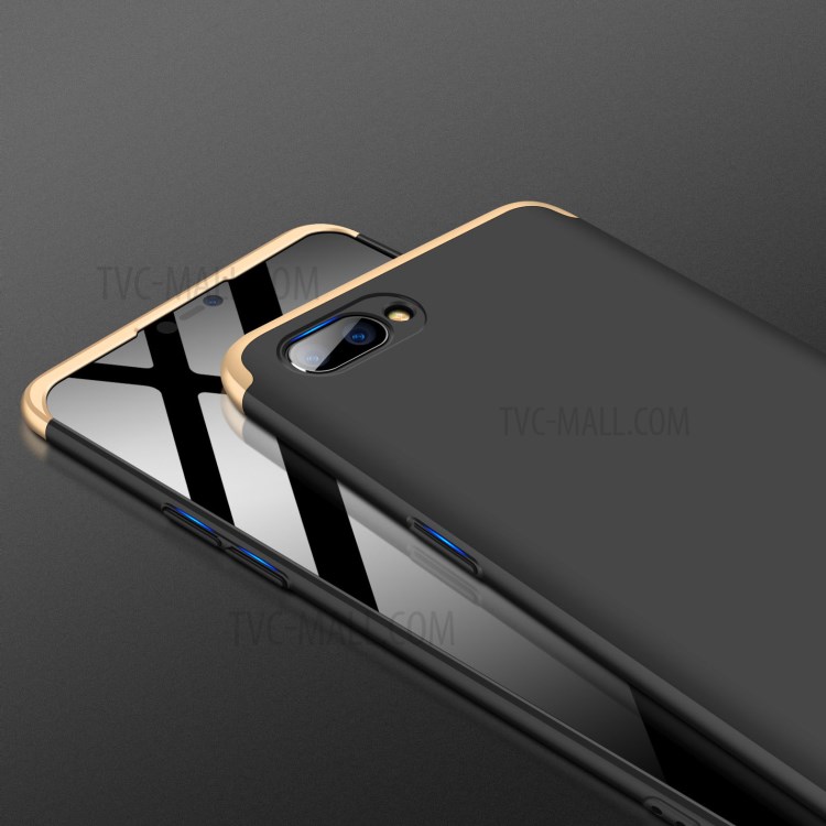GKK Detachable 3-Piece Matte Hard PC Case for Huawei Honor View 20 / Honor V20 - Gold / Black-6