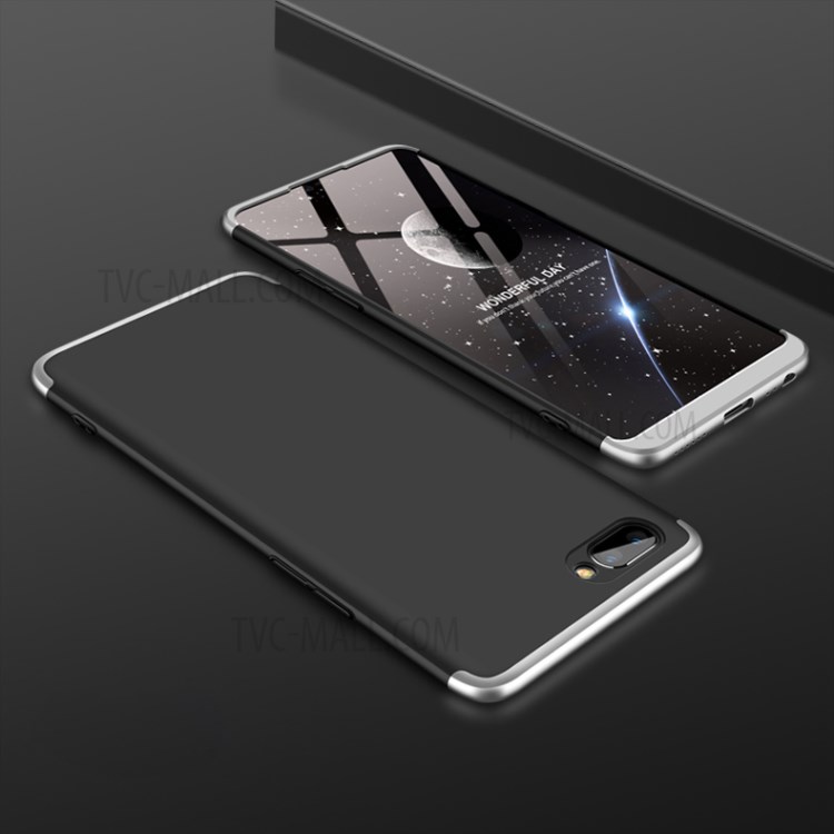 GKK Detachable 3-Piece Matte Hard PC Case for Huawei Honor View 20 / Honor V20 - Silver / Black-6