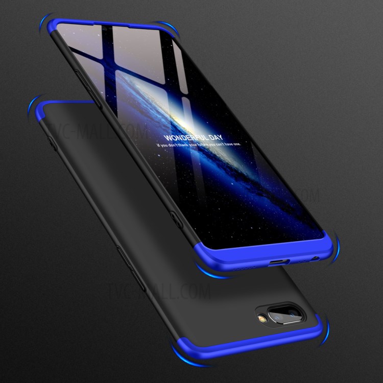 GKK Detachable 3-Piece Matte Hard PC Case for Huawei Honor View 20 / Honor V20 - Blue / Black-5