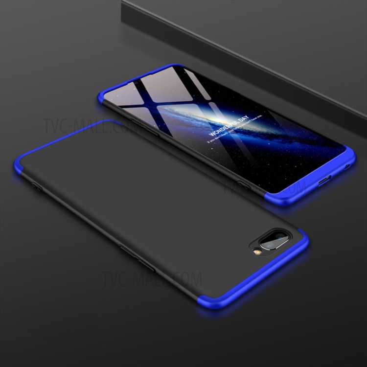 GKK Detachable 3-Piece Matte Hard PC Case for Huawei Honor View 20 / Honor V20 - Blue / Black-6