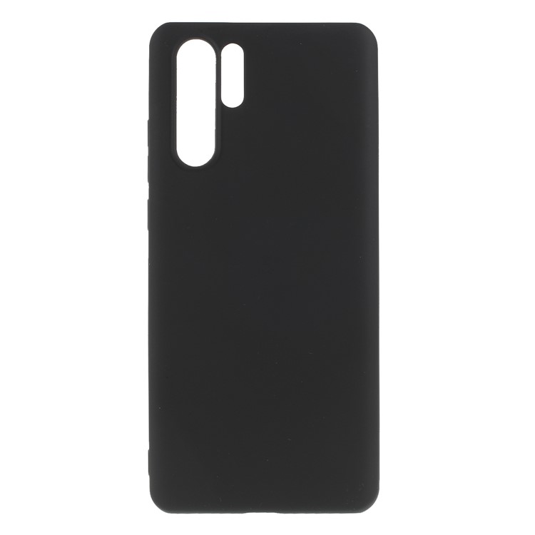 Flüssiger Silikon Weichen Handyfall Für Huawei P30 Pro - Schwarz-1