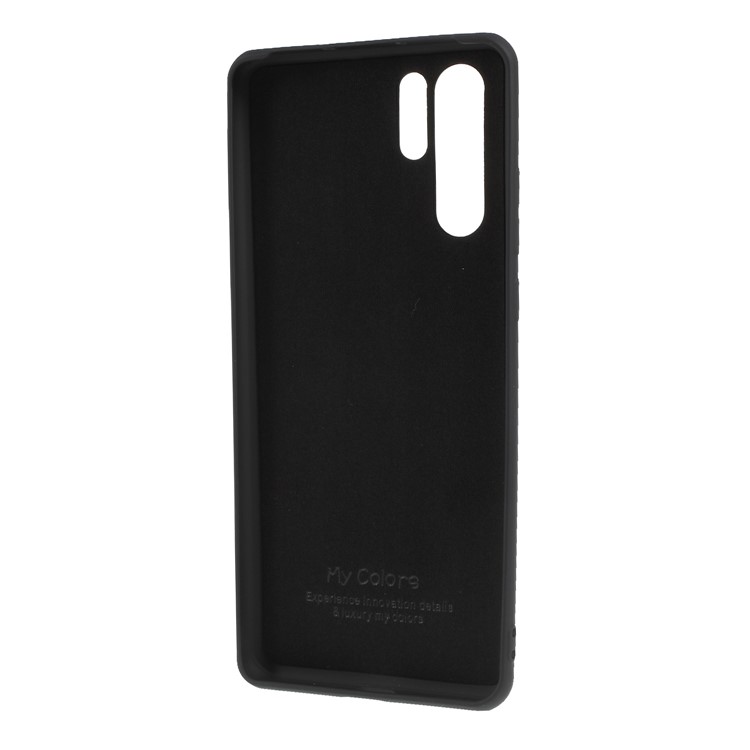 Flüssiger Silikon Weichen Handyfall Für Huawei P30 Pro - Schwarz-3