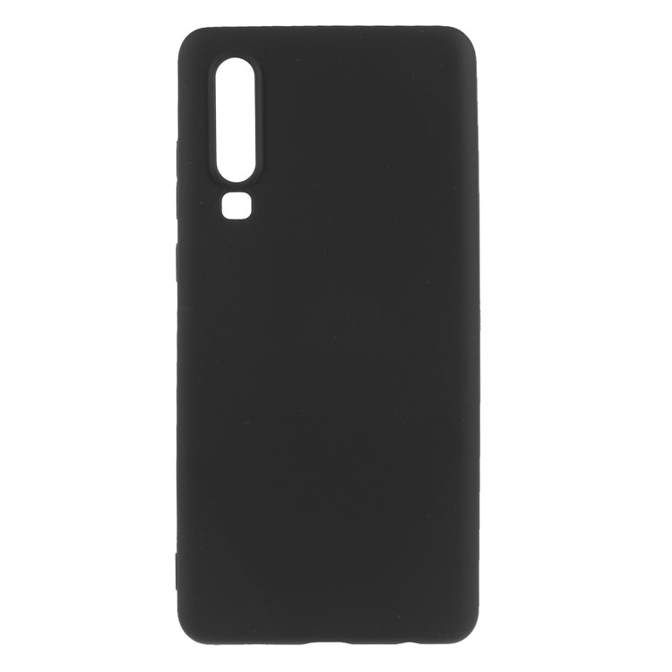 Weiches Telefonetui Aus Silikon Für Huawei P30 - Schwarz-1