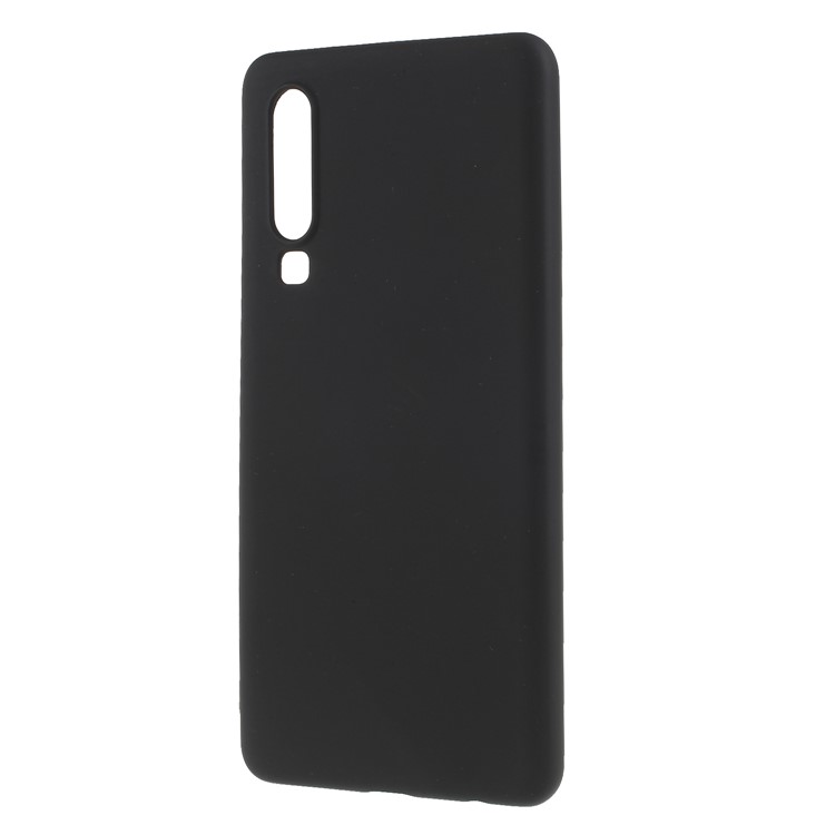 Weiches Telefonetui Aus Silikon Für Huawei P30 - Schwarz-2