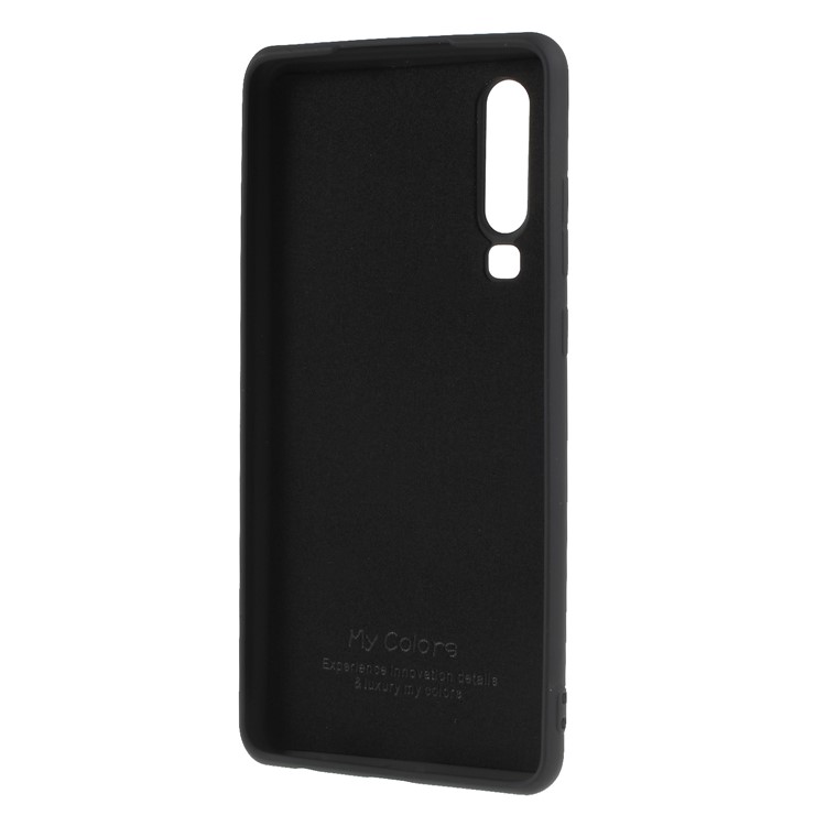 Weiches Telefonetui Aus Silikon Für Huawei P30 - Schwarz-3