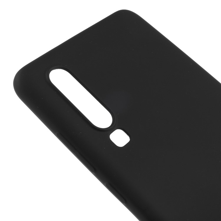 Weiches Telefonetui Aus Silikon Für Huawei P30 - Schwarz-4