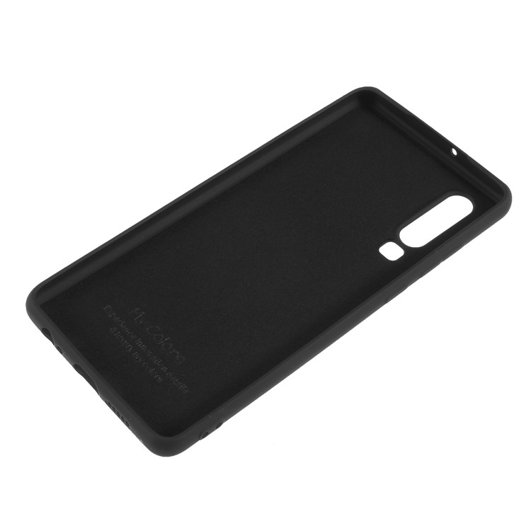 Weiches Telefonetui Aus Silikon Für Huawei P30 - Schwarz-7