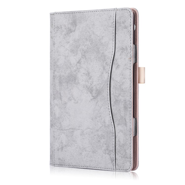 Front Pocket PU Leather Smart Cover with Stand for Huawei MediaPad T5 10/MediaPad M5 lite 10 - Grey-3