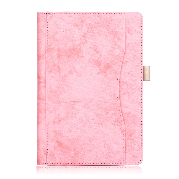 Front Pocket PU Leather Smart Cover with Stand for Huawei MediaPad T5 10/MediaPad M5 lite 10 - Pink-8