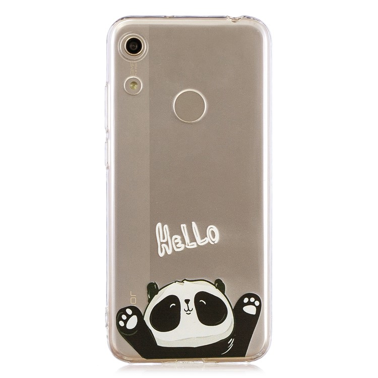 Pattern Printing TPU Back Case for Huawei Honor 8A - Cute Panda-2
