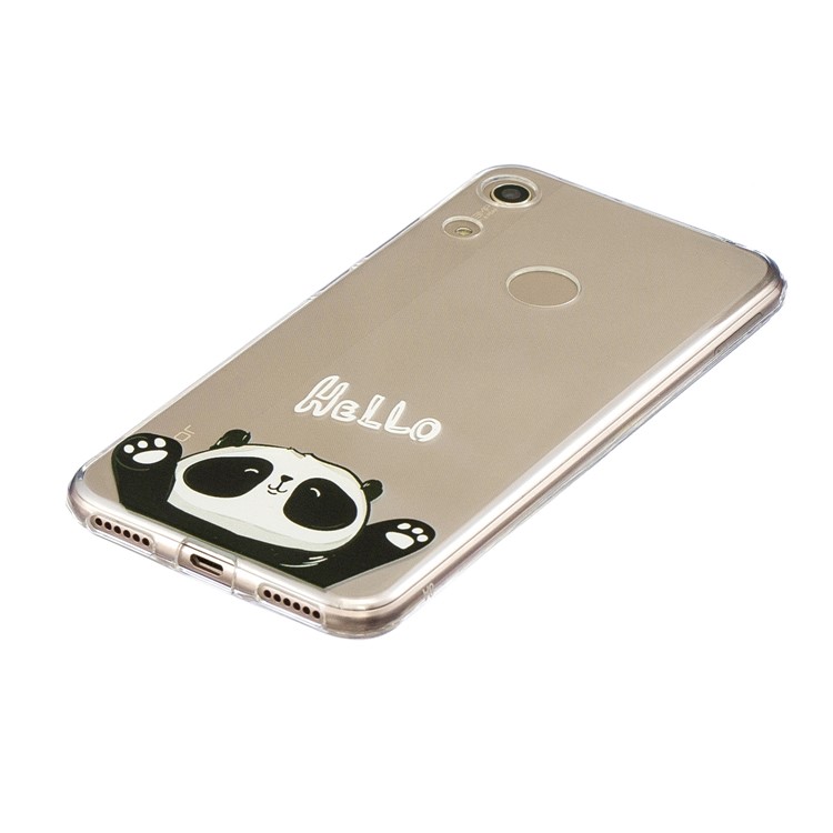 Pattern Printing TPU Back Case for Huawei Honor 8A - Cute Panda-3