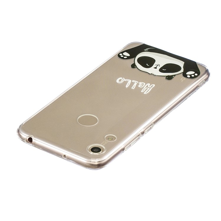 Pattern Printing TPU Back Case for Huawei Honor 8A - Cute Panda-4