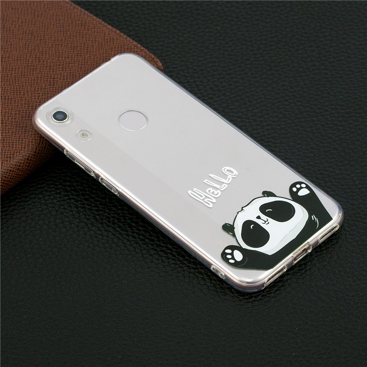 Pattern Printing TPU Back Case for Huawei Honor 8A - Cute Panda-6