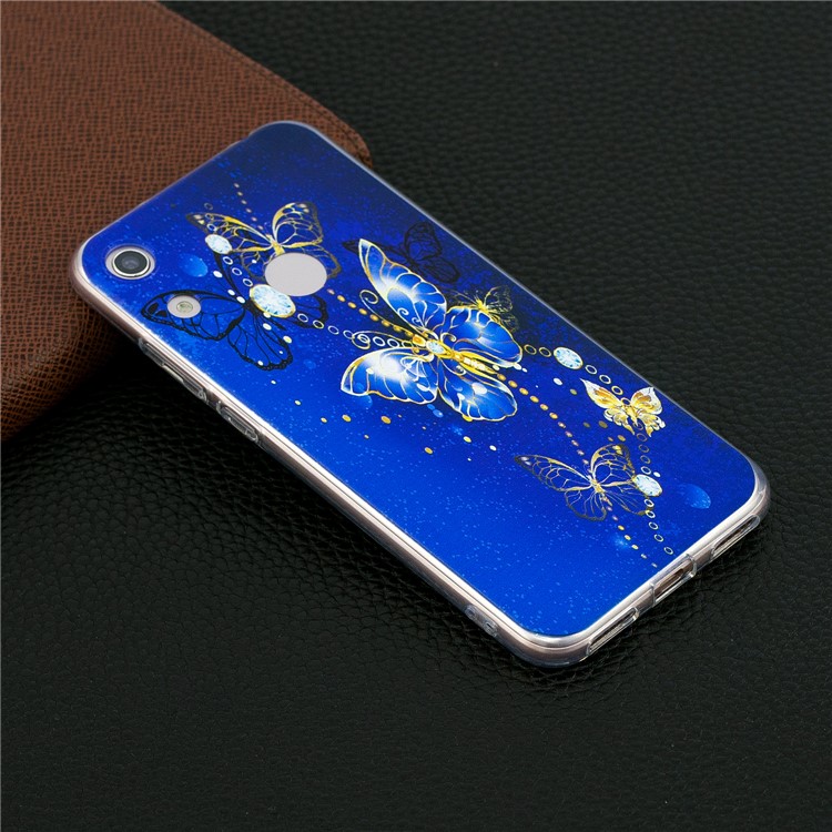 Pattern Printing TPU Back Case for Huawei Honor 8A - Butterfly Pattern-6
