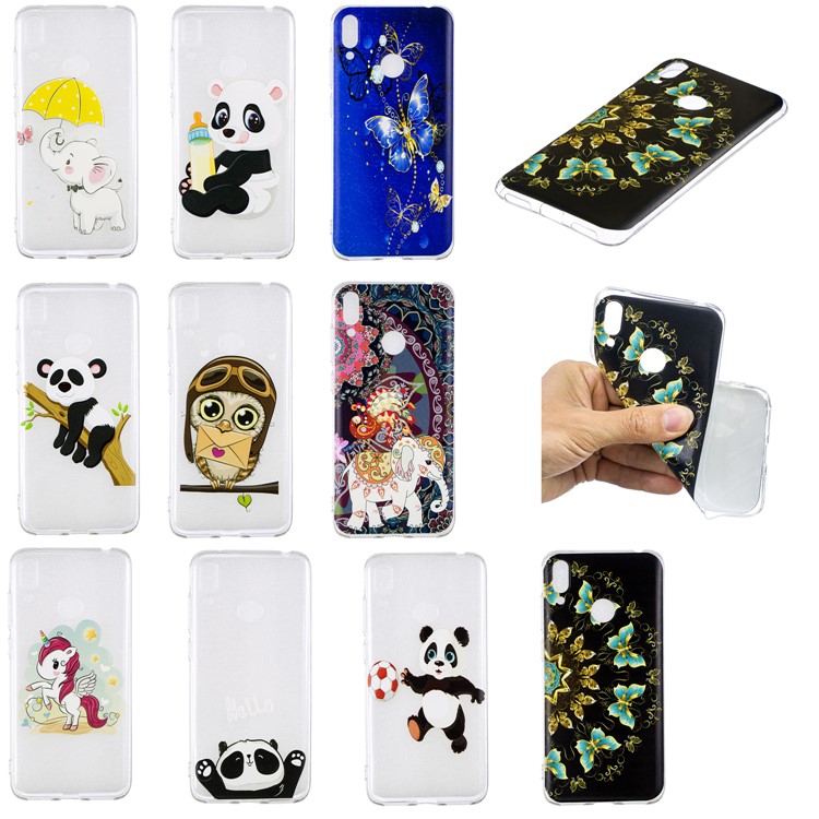 Pattern Printing TPU Case for Huawei Y7 (2019) - Colorized Butterfly-8