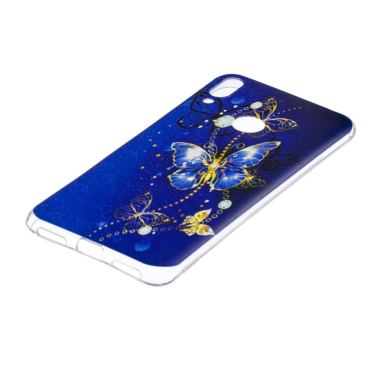 Pattern Printing TPU Case for Huawei Y7 (2019) - Butterfly Pattern-3