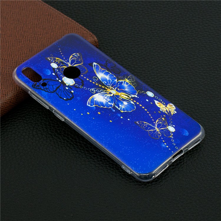 Pattern Printing TPU Case for Huawei Y7 (2019) - Butterfly Pattern-6