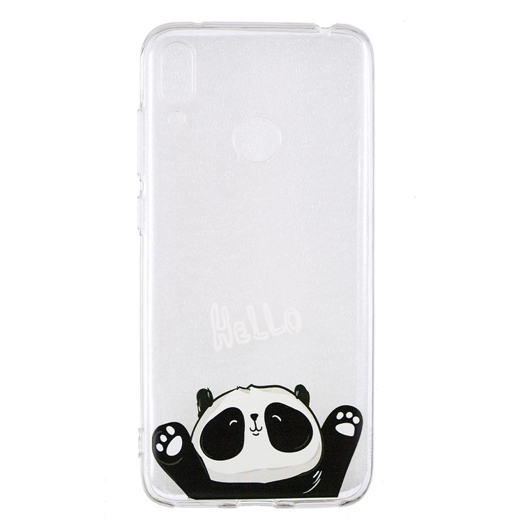 Pattern Printing TPU Case for Huawei Y7 (2019) - Cute Panda-2