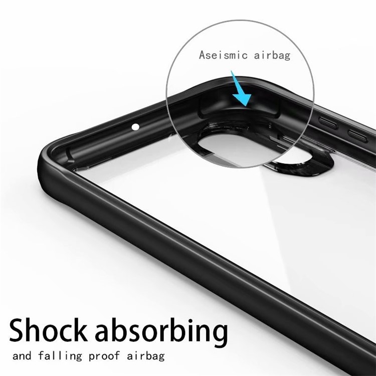 Shock Absorption PC + TPU Hybrid Cell Phone Case for Huawei P30 - Black-3