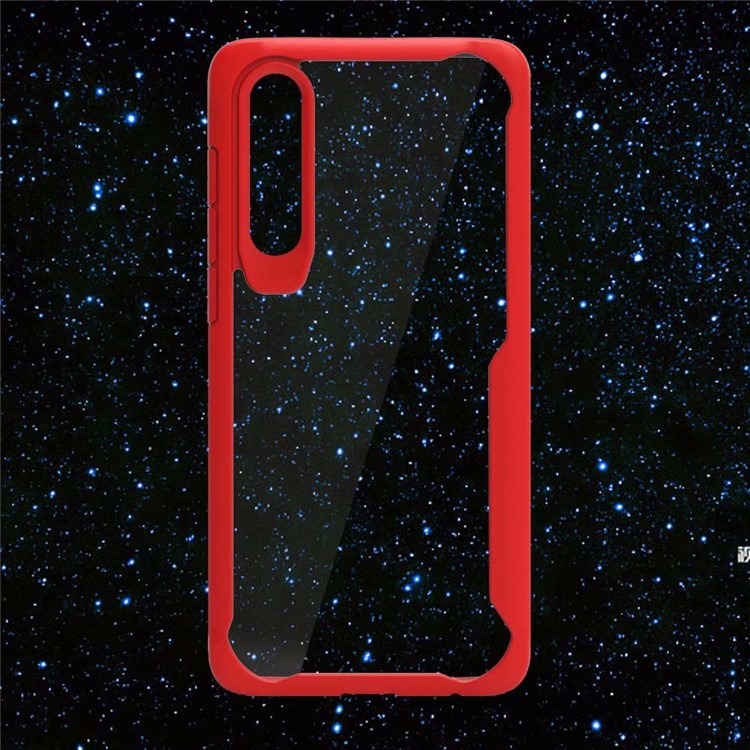 Shock Absorption PC + TPU Hybrid Cell Phone Case for Huawei P30 - Red-3