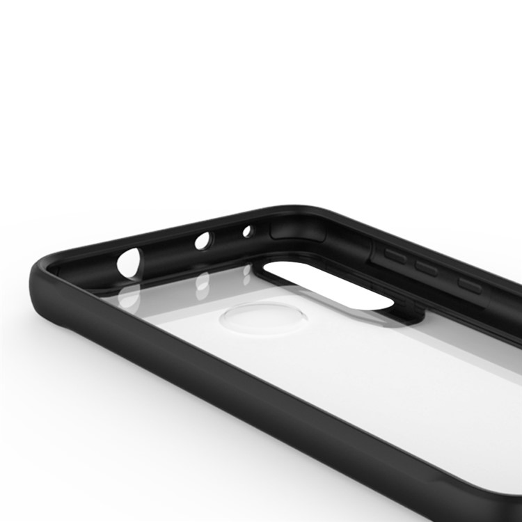 Shock-resistant PC + TPU Hybrid Phone Case Cover for Huawei nova 4 - Black-3