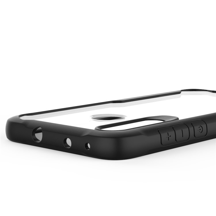 Shock-resistant PC + TPU Hybrid Phone Case Cover for Huawei nova 4 - Black-4