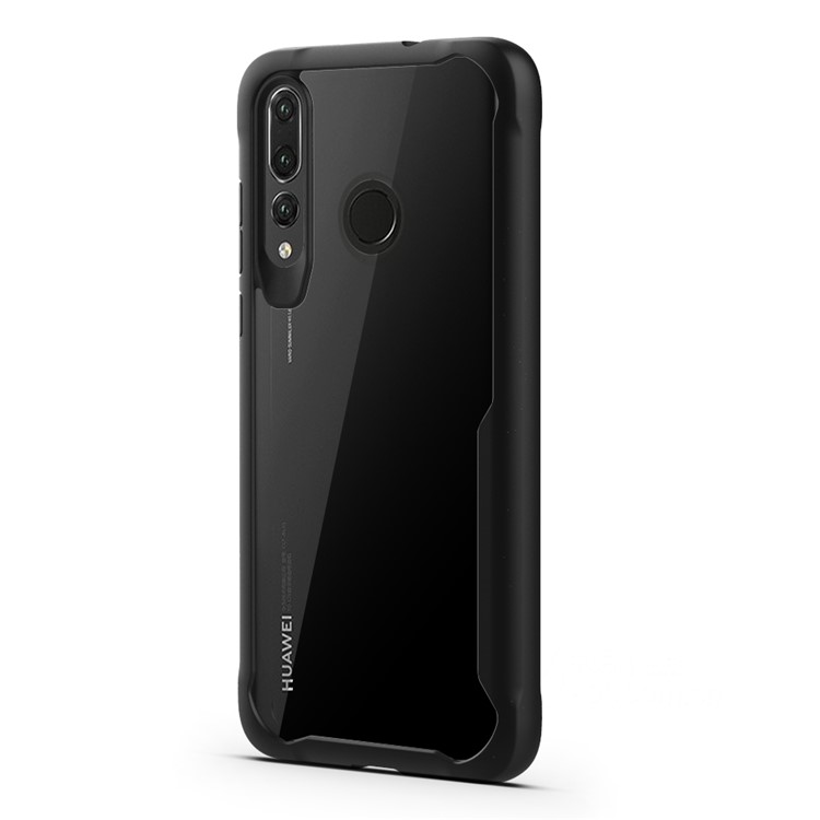 Shock-resistant PC + TPU Hybrid Phone Case Cover for Huawei nova 4 - Black-5