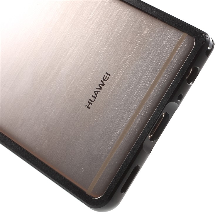 Aluminium Alloy Bumper for Huawei P9 with Hippocampal Buckle - Black-5