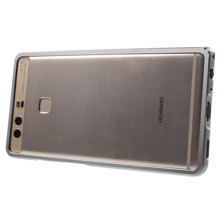 Aluminium Alloy Frame for Huawei P9 with Hippocampal Buckle - Grey-3