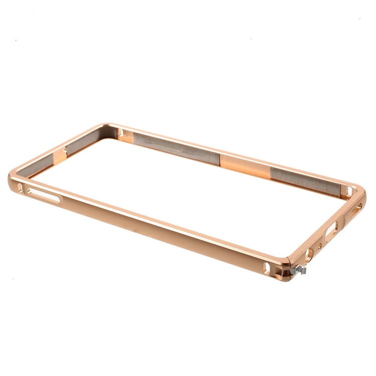 Aluminium Alloy Bumper for Huawei P9 with Hippocampal Buckle - Rose Gold-4