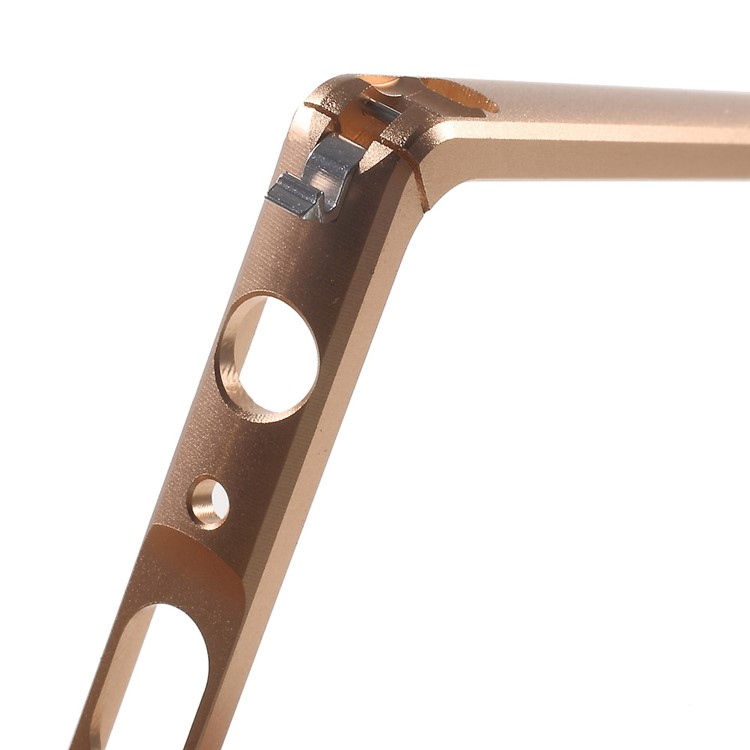 Aluminium Alloy Bumper for Huawei P9 with Hippocampal Buckle - Rose Gold-7