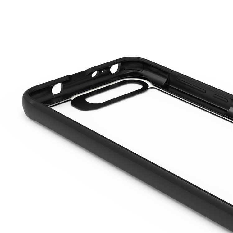 Shock-resistant PC + TPU Hybrid Back Shell for Huawei Honor View 20/V20 - Black-4