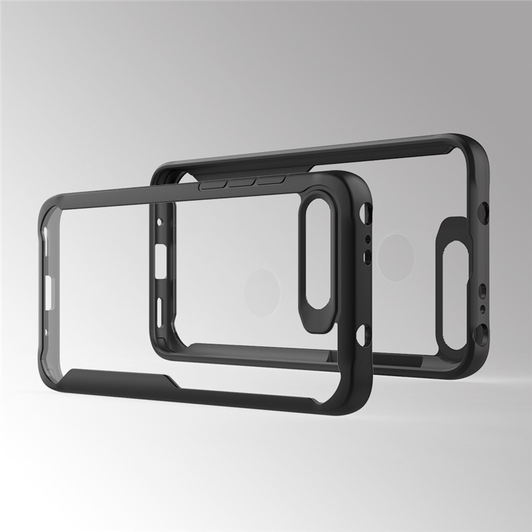 Shock-resistant PC + TPU Hybrid Back Shell for Huawei Honor View 20/V20 - Black-7
