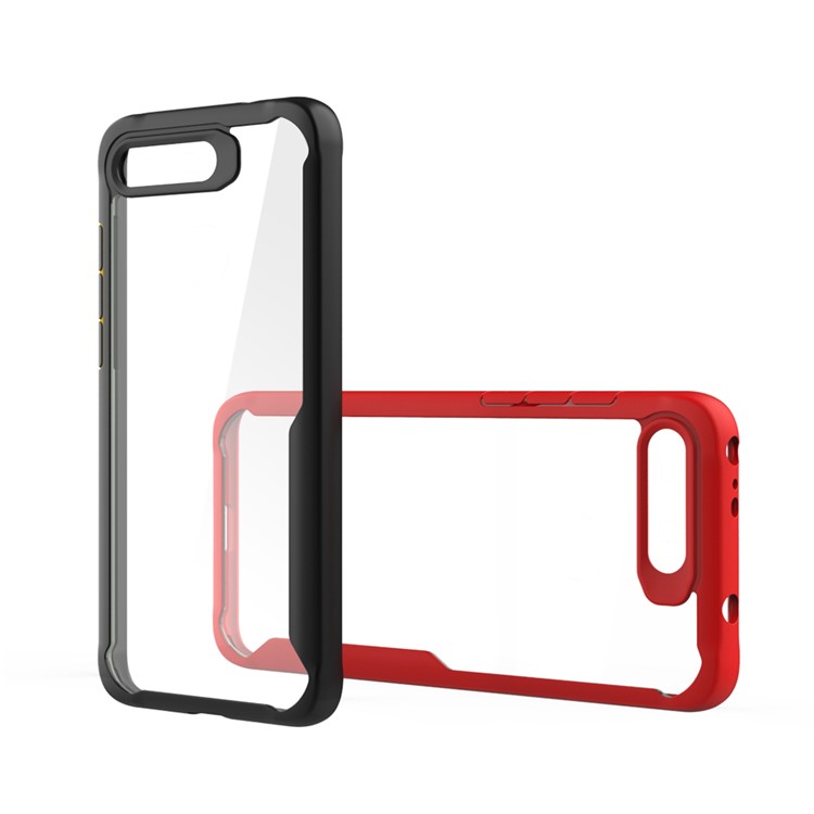 Shock-resistant PC + TPU Hybrid Back Shell for Huawei Honor View 20/V20 - Black-8