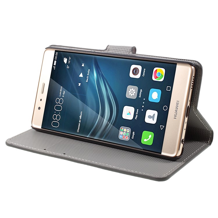 Flip Wallet Stand Ledertasche für Huawei P9 - Sweet Owl Familie-4