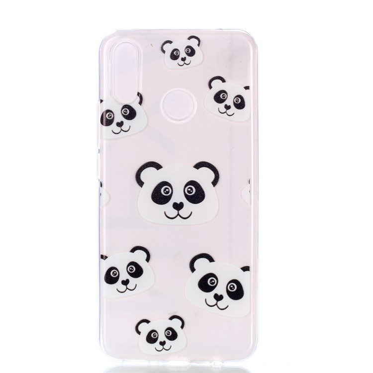 Pattern Printing Soft TPU Back Phone Case for Huawei P30 Lite/nova 4e/P30 Lite New Edition - Panda-2
