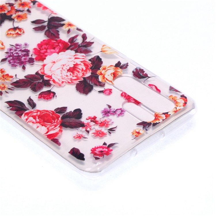 Soft Case for Huawei P30 Pro Pattern Printing TPU Back Cover - Blooming Flowers-4