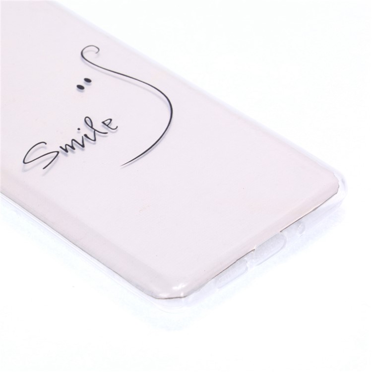 Soft Case for Huawei P30 Pro Pattern Printing TPU Back Cover - Smile-3