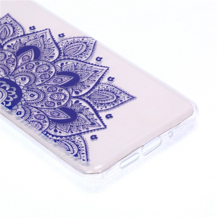 Soft Case for Huawei P30 Pro Pattern Printing TPU Back Cover - Mandala Flower-3
