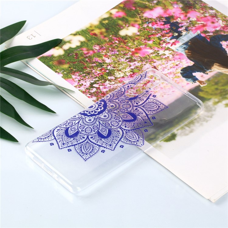 Soft Case for Huawei P30 Pro Pattern Printing TPU Back Cover - Mandala Flower-6
