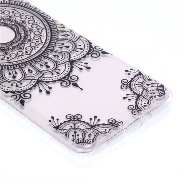Soft Case for Huawei P30 Pro Pattern Printing TPU Back Cover - Lace Flower-3