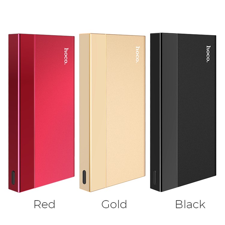 HOCO J34 Mighty Source Mobile Power Bank 10000mAh 2A Dual USB Port for iPhone Samsung Huawei Xiaomi Etc. - Red-4