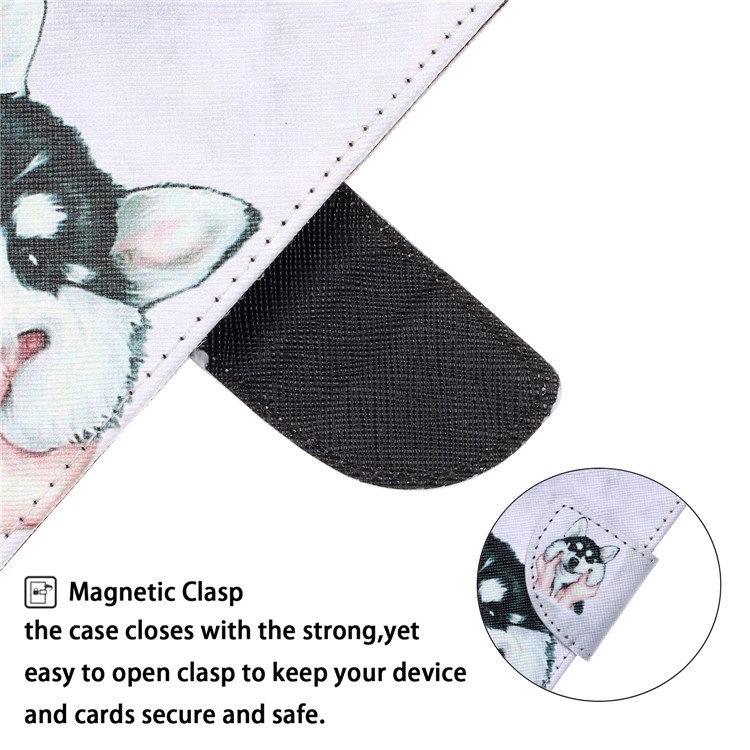 Pattern Printing Leather Wallet Case for Huawei P20 Lite / Nova 3e (China) - Dog-5