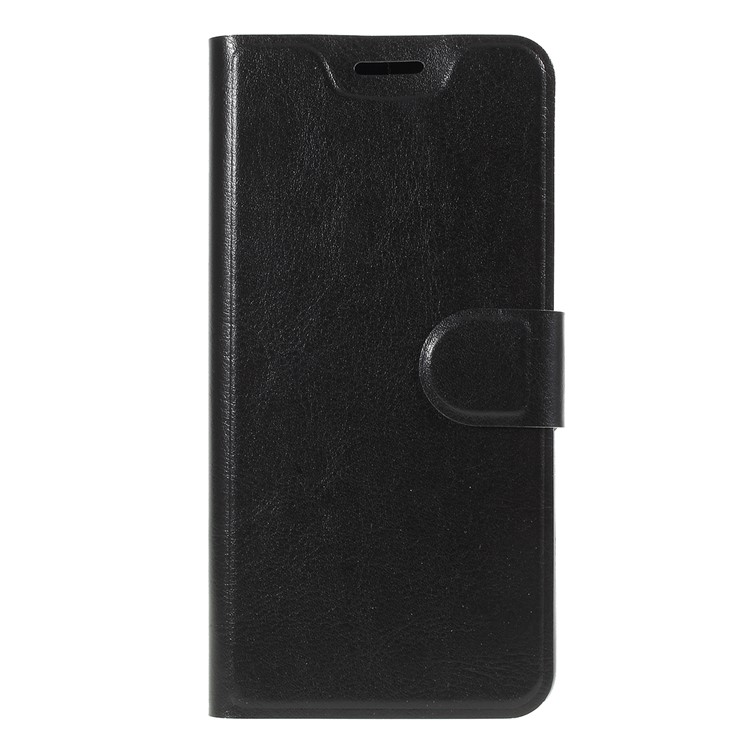 Crazy Horse Cell Phone Leather Card Holder Case for Huawei P30 - Black-3
