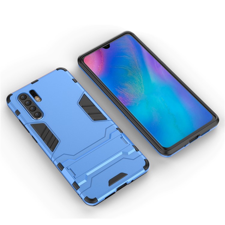 Plastic + TPU Hybrid Case with Kickstand for Huawei P30 Pro - Baby Blue-4