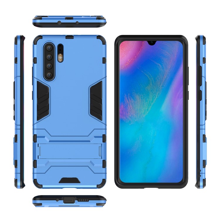 Plastic + TPU Hybrid Case with Kickstand for Huawei P30 Pro - Baby Blue-5