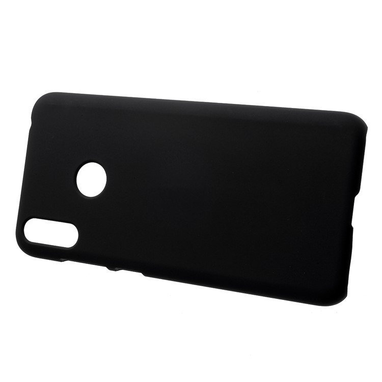 Rubberized Hard PC Shell for Huawei Y7 (2019) - Black-2