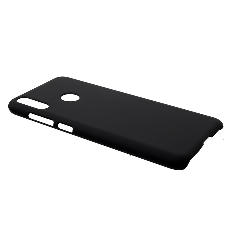 Rubberized Hard PC Shell for Huawei Y7 (2019) - Black-3